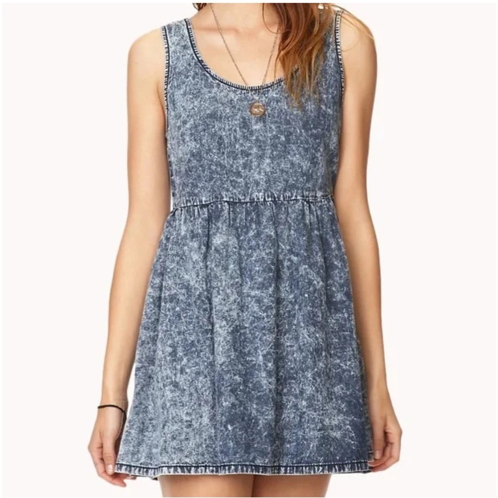 Forever 21 Acid Wash Dress